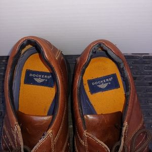 Brown mens docker shoes size 12